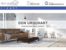Tablet Screenshot of donurquhart.com